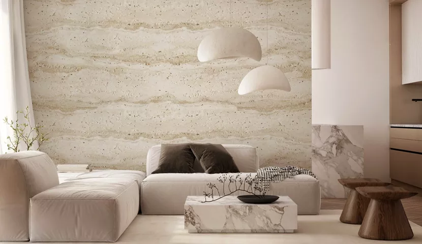سنگ تراورتن برای دیوار سنگ تراورتن برای دیوار