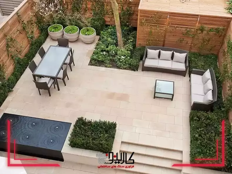 برای کف حیاط سنگ بهتر است یا موزاییک؟